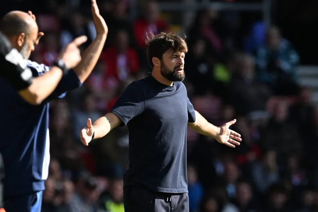 Russel Martín, el técnico de Ben Brereton en Southampton, explotó por rumores de un despido por los malos resultados hasta ahora. Foto: IMAGO.