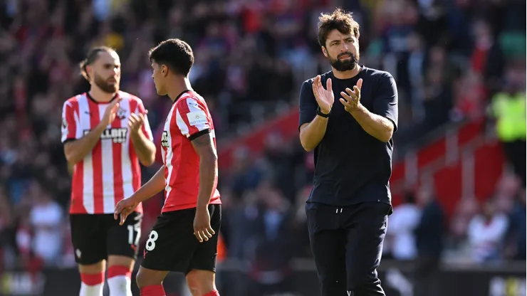 Russell Martin no lo ha pasado bien en el regreso del Southampton a la Premier League.
