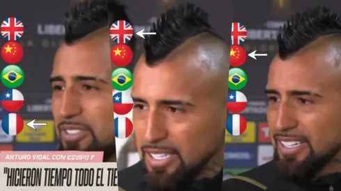 El King habló en un perfecto en inglés, chino, portugués, francés y chileno.