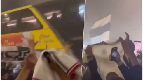 Colo Colo fue recibido por sus hinchas en el Monumental.