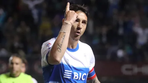 Fernando Zampedri no se vio muy contento de hacer historia con Universidad Católica.