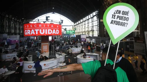 Enero de 2024. Feria de postulación universitaria.