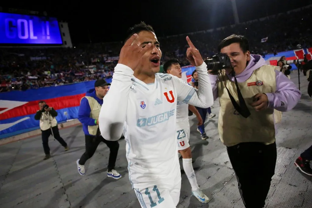 Nicolás Gurra vuelve a marcar por Universidad de Chile . Foto: Jonnathan Oyarzun/Photosport