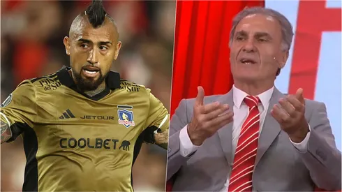 Óscar Ruggeri nuevamente se le tiró encima a Arturo Vidal.