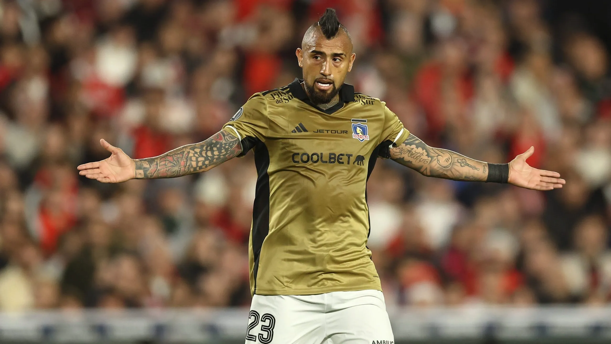 Arturo Vidal tuvo protagonismo en la Copa Libertadores. Foto: Alejandro Pagni/Photosport