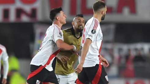 Arturo Vidal no se guardó nada contra River Plate.