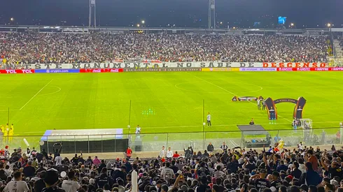 Lienzo de Colo Colo a River Plate.