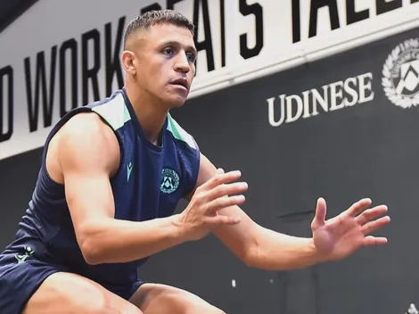 Udinese revela cómo han sido los días de Alexis sin jugar
