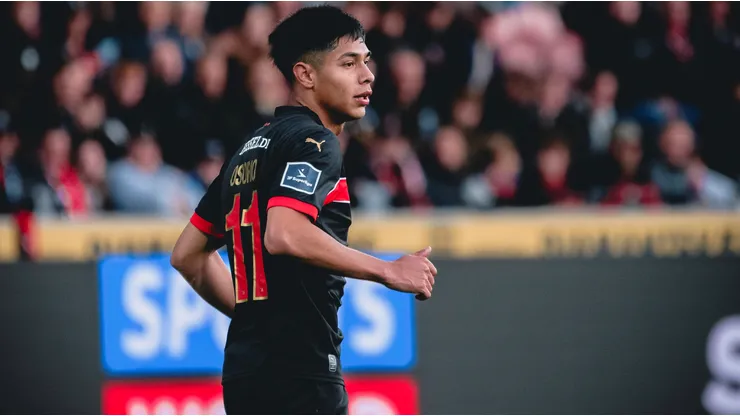 Darío Osorio anotó para el Midtjylland en la Europa League