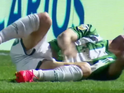 Impactante lesión de volante que brilló en la Católica: "¡Le explotó!"