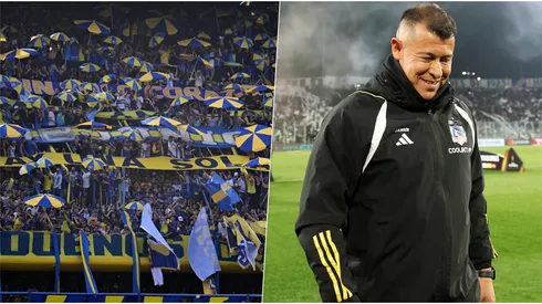 Hinchas de Boca van al hotel de Colo Colo para rogarle a Almirón que elimine a River.