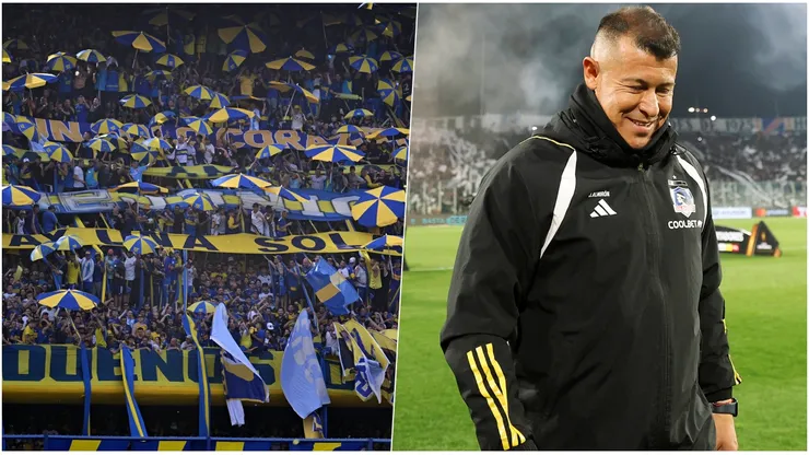 Hinchas de Boca van al hotel de Colo Colo para rogarle a Almirón que elimine a River.