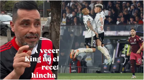 Vidal fue encarado por un hincha de River