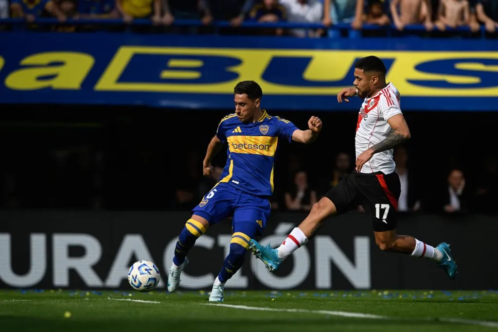 Paulo Díaz fue figura en River ante Boca. Foto: Imago