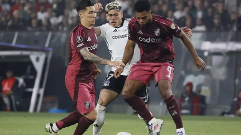 Miguel Borja fue cuestionado por Armani en la Bombonera