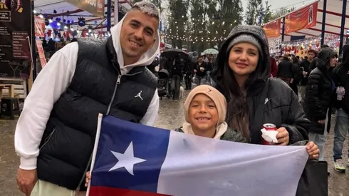 Leandro Fernández disfrutó en familia el último día de Fiestas Patrias.