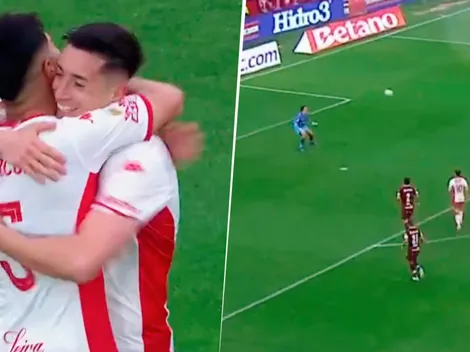 Rodrigo Echeverría marca particular gol en triunfo clave de Huracán