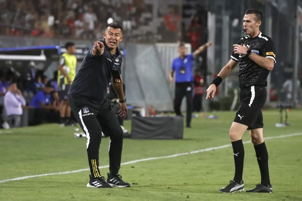 Andrés Matonte ya dirigió a Colo Colo en la Copa Libertadores 2024. Foto: Jonnathan Oyarzun/Photosport