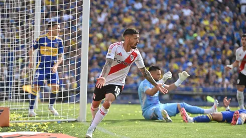 Manuel Lanzini salió lesionado en el triunfo de River vs Boca Juniors