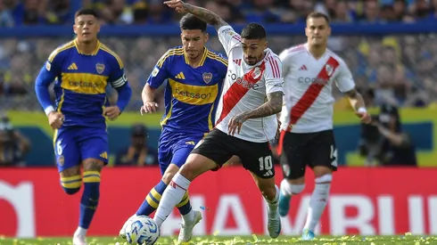 River Plate se puso en ventaja ante Boca Juniors gracias a Manuel Lanzini.
