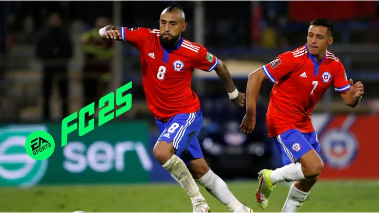 Arturo Vidal y Alexis Sánchez lideran presencia chilena en el EA Sports FC 25.