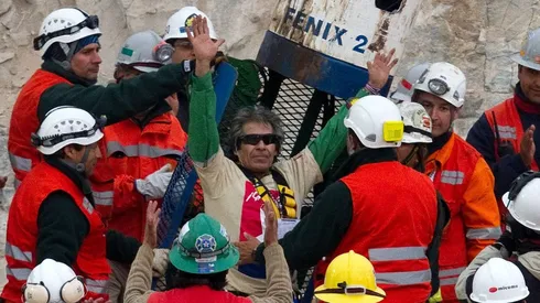 Mario Gómez, uno de los 33 mineros rescatados en 2010.