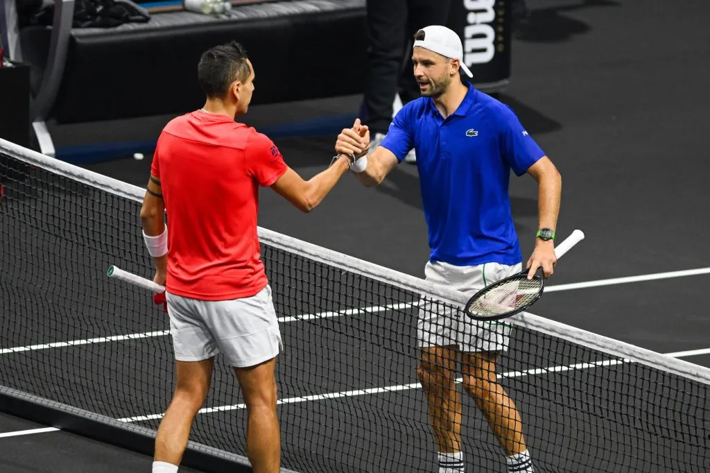 Grigor Dimitrov derrotó a Tabilo en la Laver Cup.