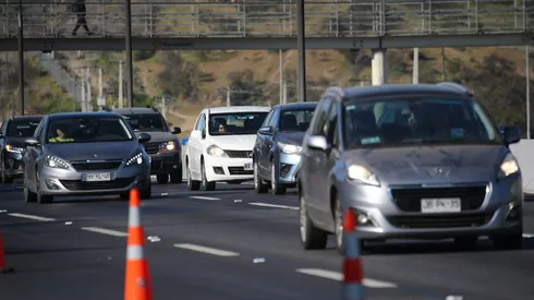 Vehículos en la Ruta 5 Sur.