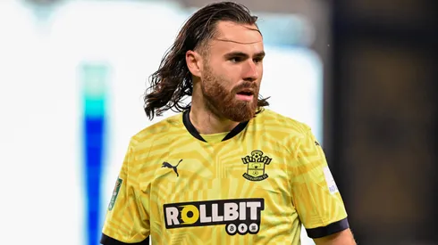 Ben Brereton Díaz en el partido de la Copa de la Liga entre Southampton y Everton.