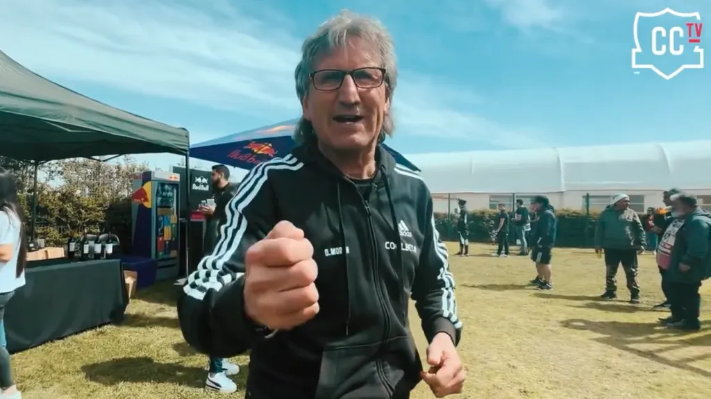 Daniel Morón y su paya de Colo Colo