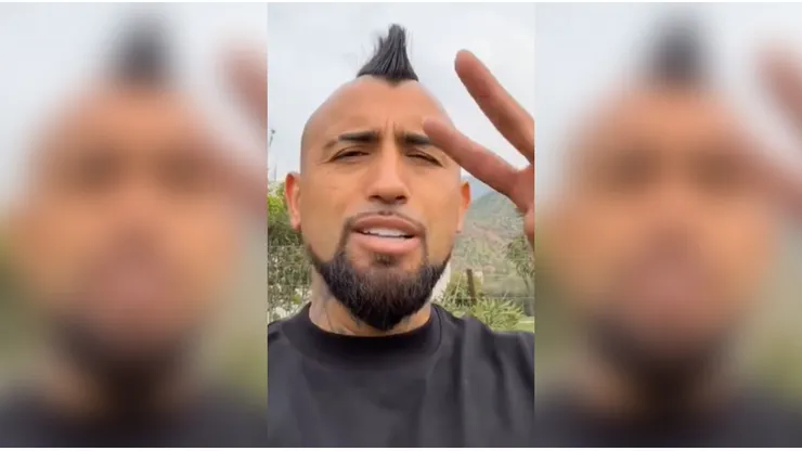 Vidal puso en pausa sus festejos para mandarle un mensaje a River.