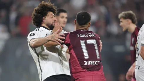 El momento en que Paulo Díaz firmó su expulsión ante Colo Colo por Copa Libertadores.