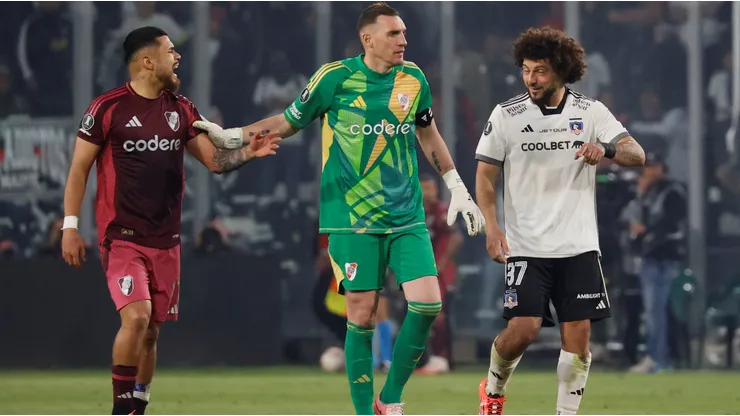 Paulo Díaz y Maxi Falcón, una pelea que se dio dentro y fuera de la cancha.