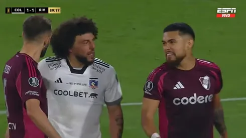 El insulto de Paulo Díaz a Falcón que se captó en televisión