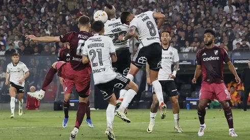 El gol de Germán Pezzella ante Colo Colo.