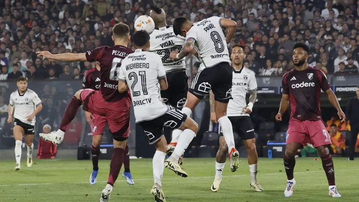 El gol de Germán Pezzella ante Colo Colo.