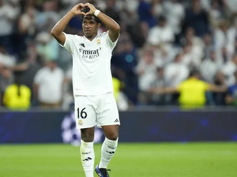 El golazo de Endrick en su debut en la Champions League