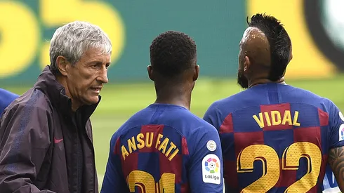 Setién dirigió a Vidal en el Barcelona y Brereton en el Villarreal