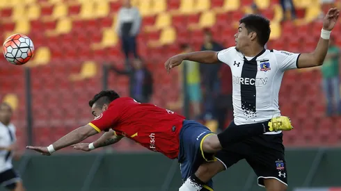 Paulo Díaz por Colo Colo en Copa Chile ante Unión Española, el 2015