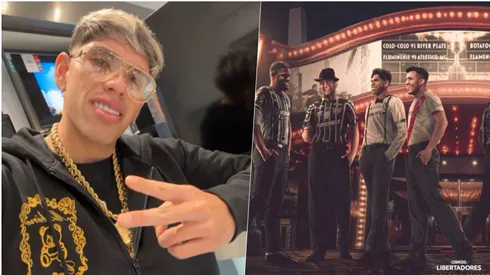 Carlos Palacios protagoniza el afiche de la Conmebol en Copa Libertadores