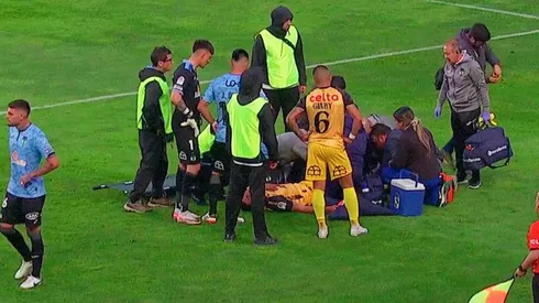 Enzo Mettifogo sufrió fractura de tibia y peroné en duelo de Coquimbo ante O'Higgins.