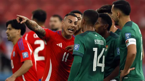 Eduardo Vargas marcó un polémico gol ante Bolivia.