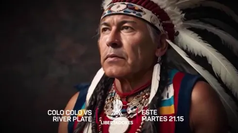 El gran jefe indio Jorge Almirón es protagonista del comercial.