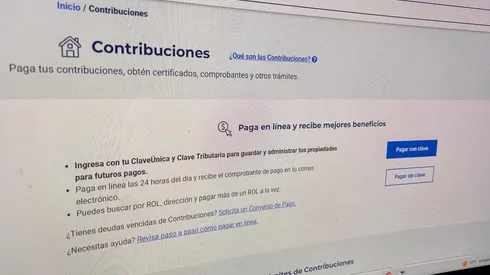 Pago de las contribuciones.