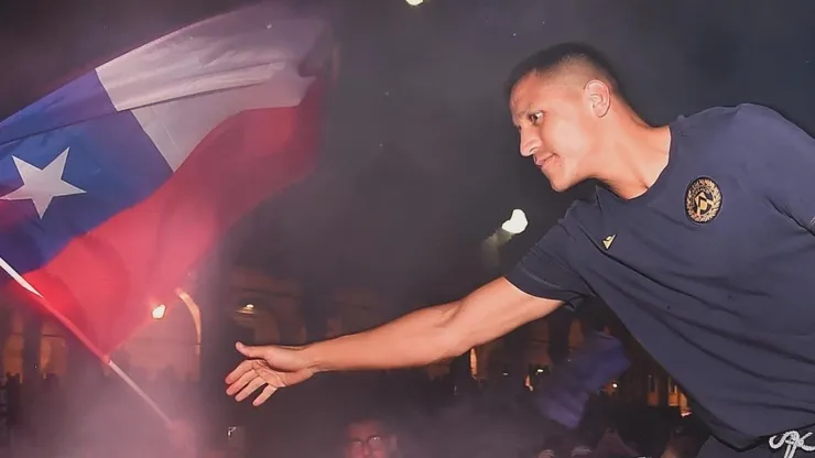 Alexis Sánchez el día de su presentación en Udinese
