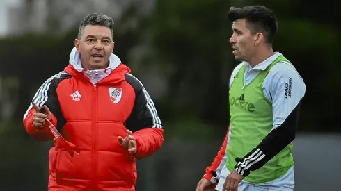 Marcelo Gallardo realizó un trabajo especial en River Plate para el partido con Colo Colo.