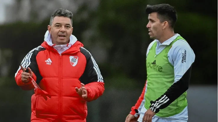 Marcelo Gallardo realizó un trabajo especial en River Plate para el partido con Colo Colo.