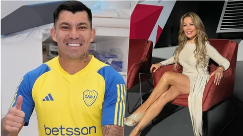 En la farándula chilena metieron a Medel en un baile muy forzado con Cathy Barriga