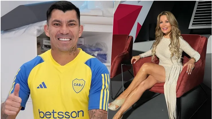 En la farándula chilena metieron a Medel en un baile muy forzado con Cathy Barriga