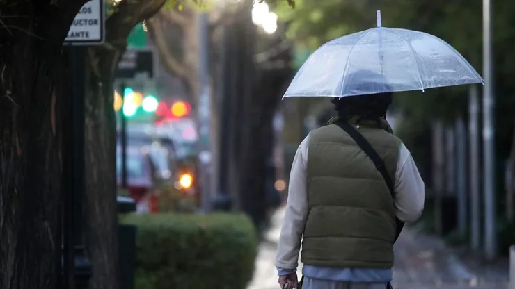 Lluvia en Santiago